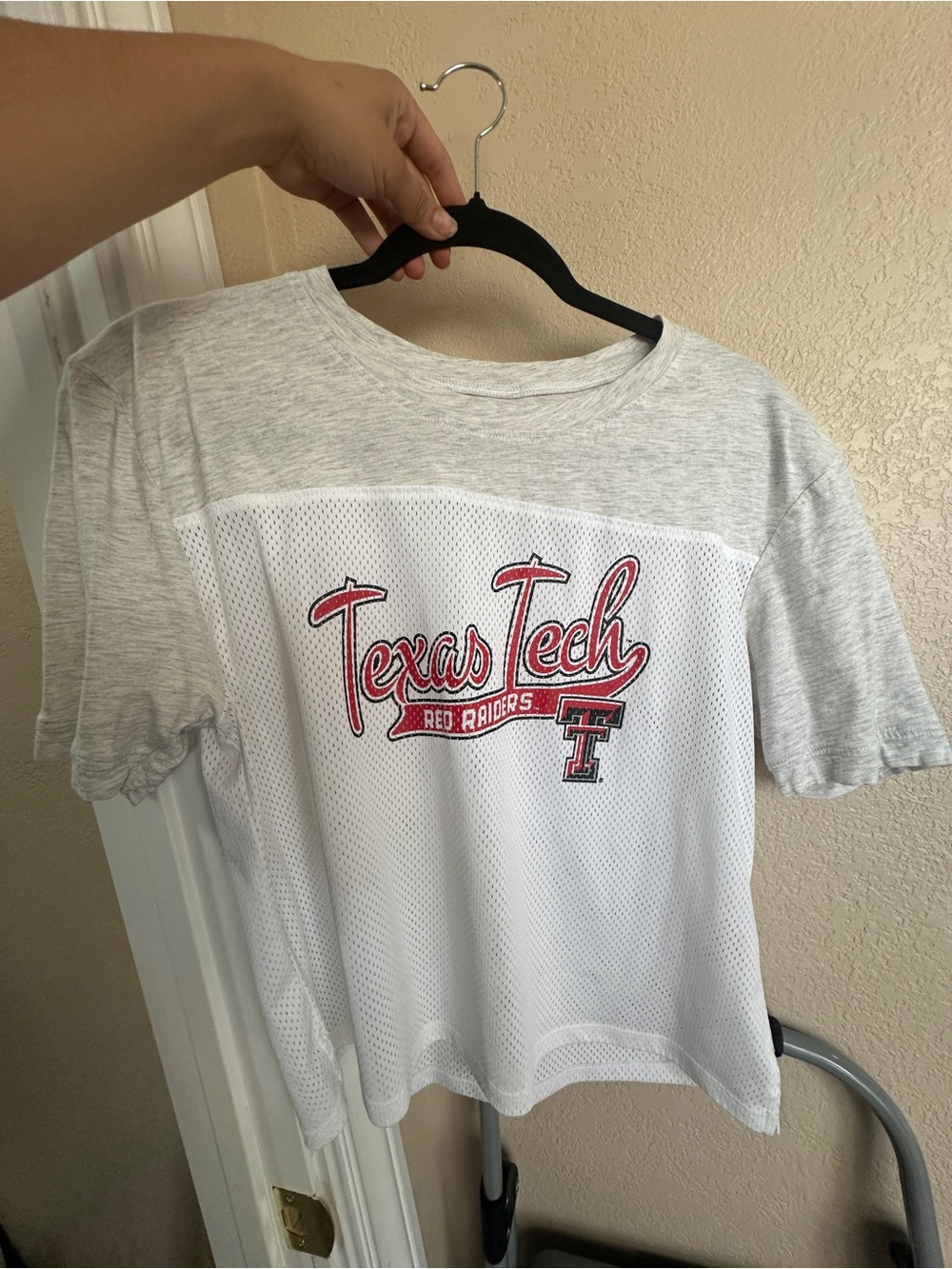 Texas Tech Cropped Tee Jersey